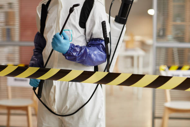 Professional Blood Cleanup technician working in Erie, PA